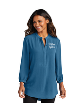 Load image into Gallery viewer, Port Authority LW713 Ladies 3/4 Sleeve Textured Crepe Tunic