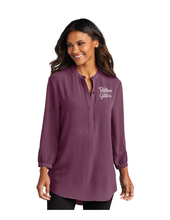 Load image into Gallery viewer, Port Authority LW713 Ladies 3/4 Sleeve Textured Crepe Tunic