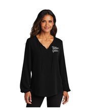Load image into Gallery viewer, Port Authority LW714 Ladies Textured Crepe Blouse