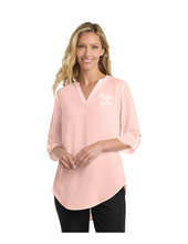 Load image into Gallery viewer, Port Authority LW701 Ladies 3/4-Sleeve Tunic Blouse