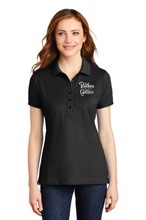 Load image into Gallery viewer, Port Authority L555 Ladies Stretch Pique Polo