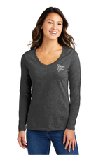 Load image into Gallery viewer, Port & Company LPC450VLS Ladies Long Sleeve V-Neck Tee