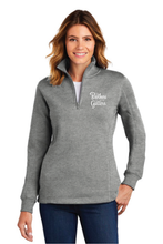 Load image into Gallery viewer, Sport Tek LST253 Ladies 1/4-Zip Sweatshirt