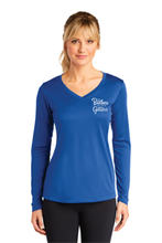 Load image into Gallery viewer, Sport Tek LST353LS Ladies Long Sleeve PosiCharge V-Neck Tee