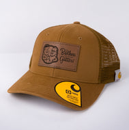 Carhartt CT105298 Canvas Mesh Back Cap with Leather Patch