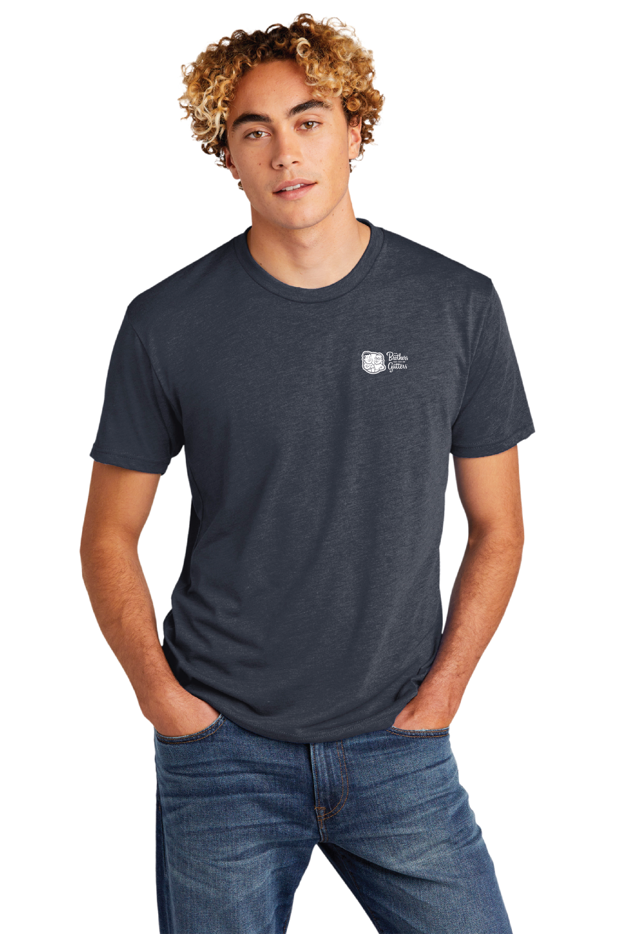 Next Level NL6010 Tri-blend T-shirt with Logo on Front – Brothers