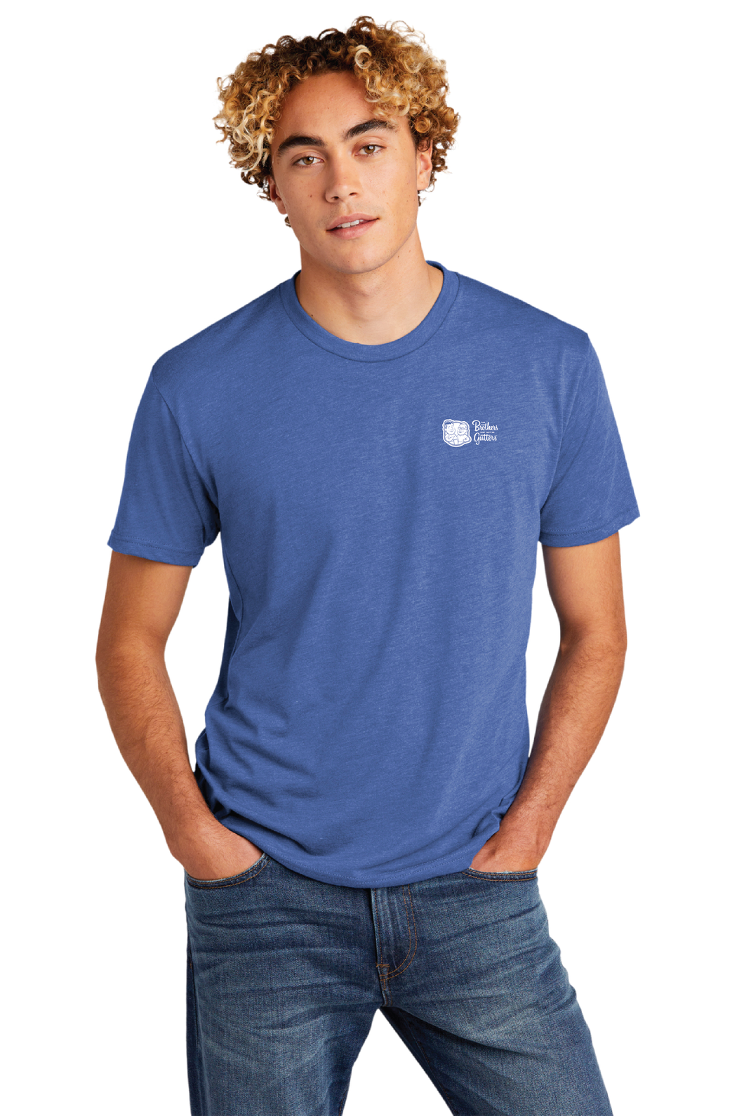 Next Level NL6010 Tri-blend T-shirt with Logo on Front – Brothers