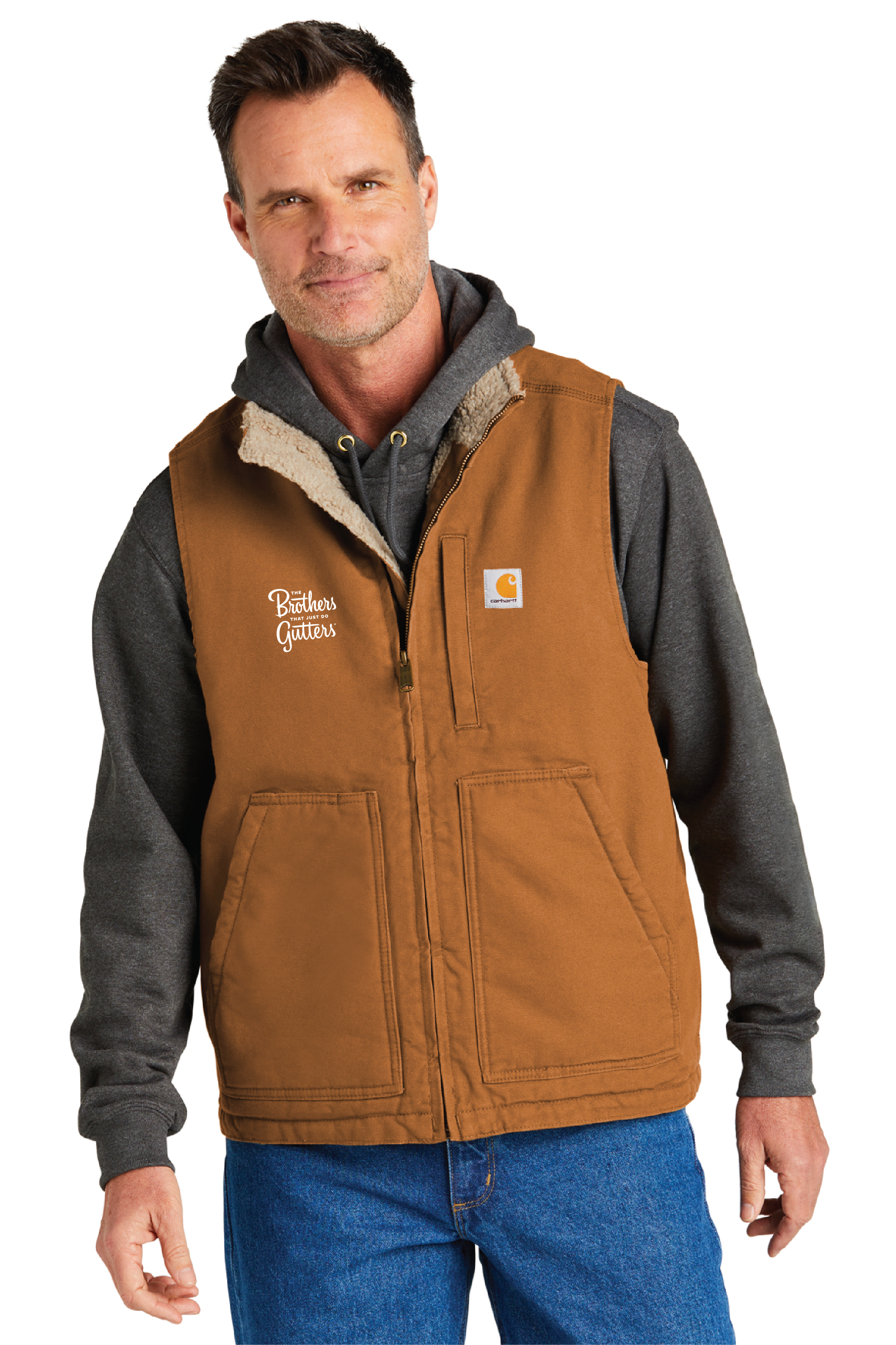Carhartt CT104277 Sherpa-Lined Mock Neck Vest – Brothers Gutters