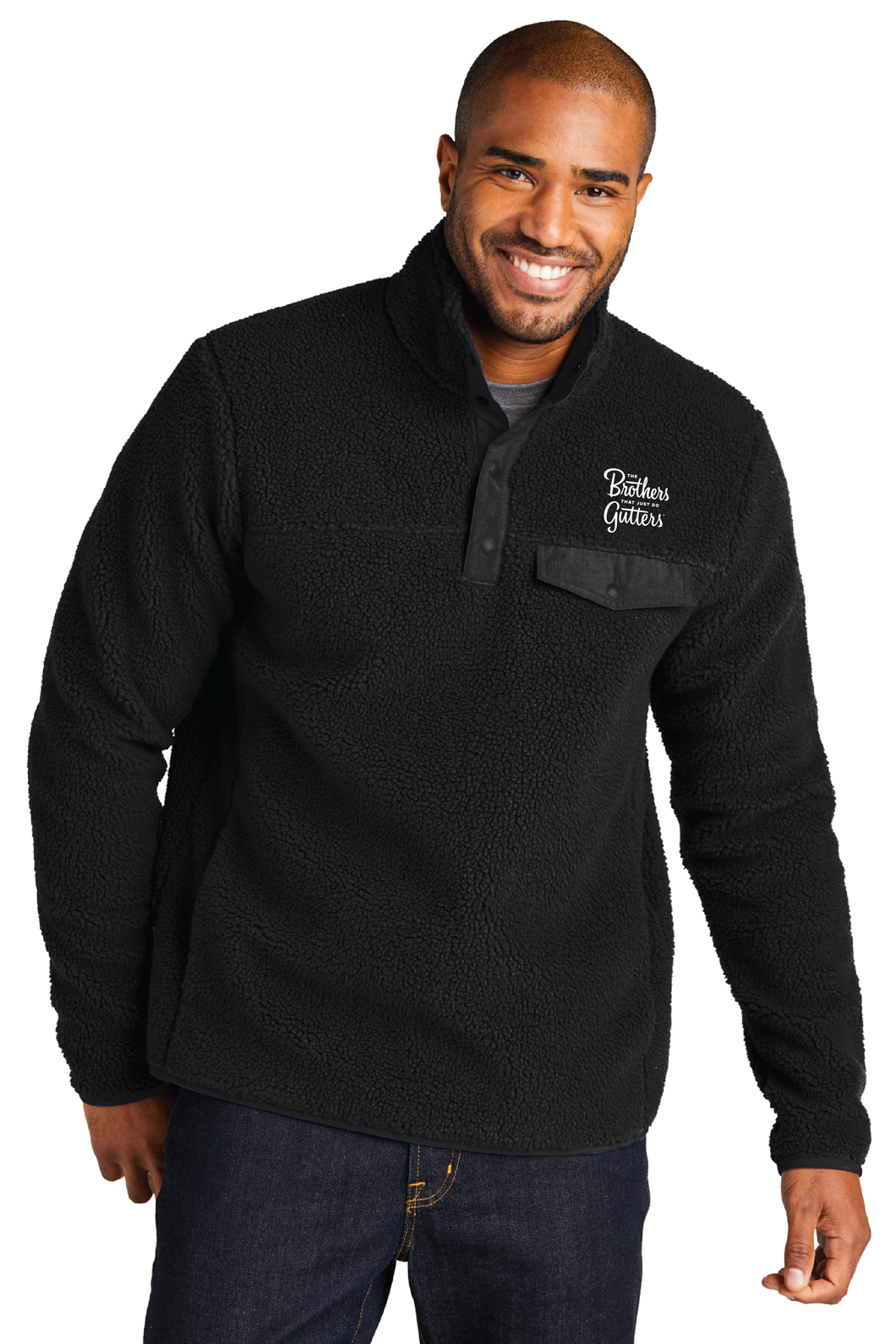 Port Authority F140 Camp Fleece Snap Pullover