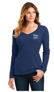 Port & Company LPC450VLS Ladies Long Sleeve V-Neck Tee