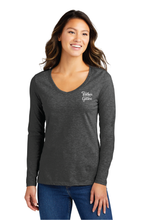 Load image into Gallery viewer, Port &amp; Company LPC450VLS Ladies Long Sleeve V-Neck Tee
