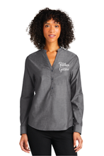 Load image into Gallery viewer, Port Authority LW382 Ladies Long Sleeve Chambray
