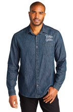 Load image into Gallery viewer, Port Authority W676 Long Sleeve Denim Shirt
