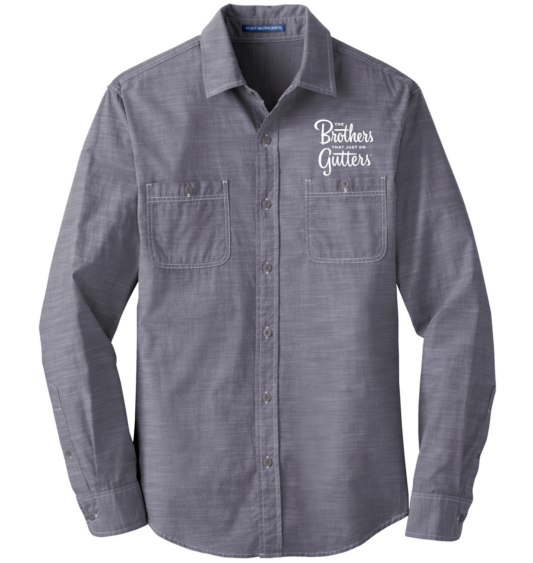 Port Authority W380 Slub Chambray Shirt